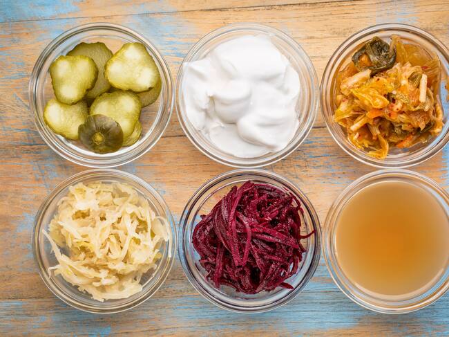 Ejemplos de probióticos naturales.