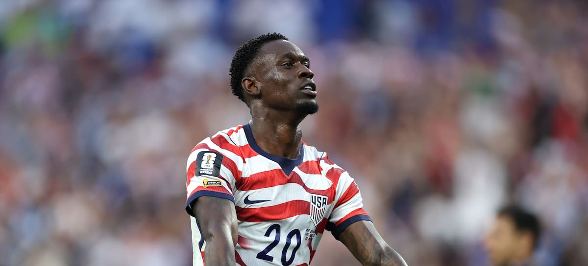 Folarin Balogun durante un partido en el Mundial.
