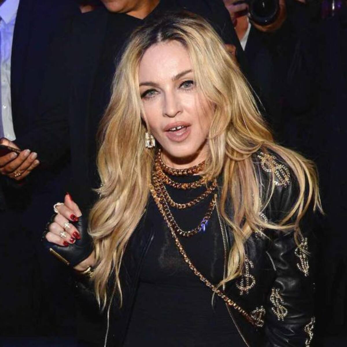 Madonna borracha arriba del escenario
