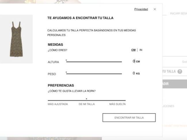 Zara estrena un nuevo probador virtual