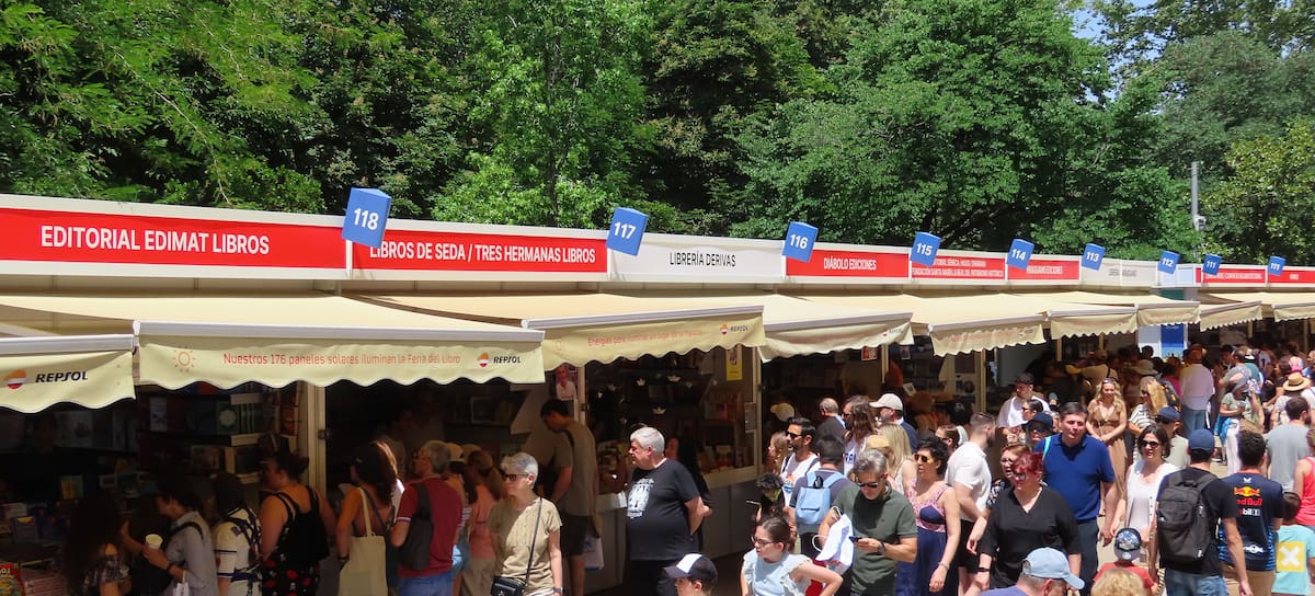 Feria del libro de Madrid.