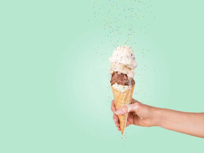 Los helados van cargados de grasas.
