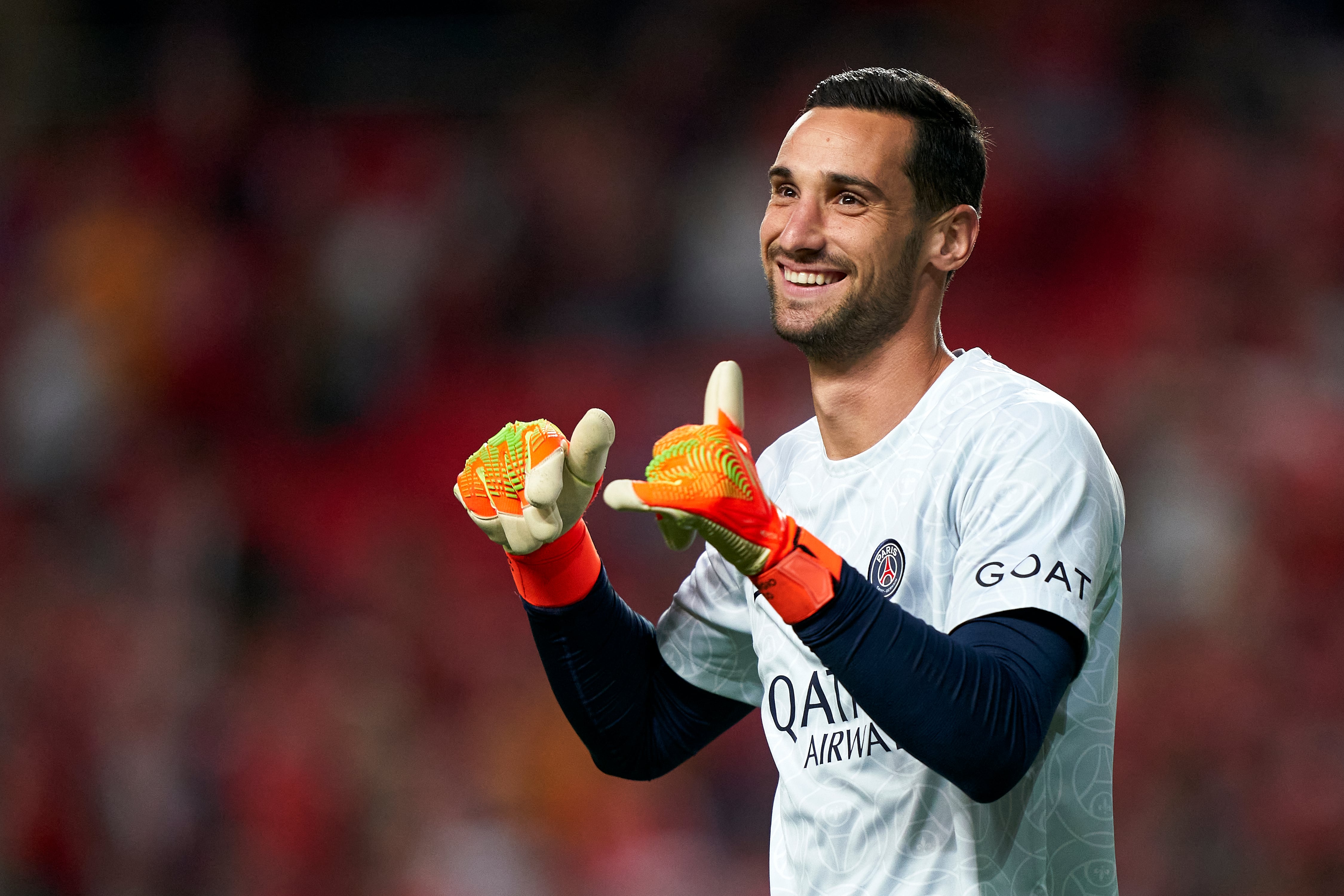 Sergio Rico en un partido.