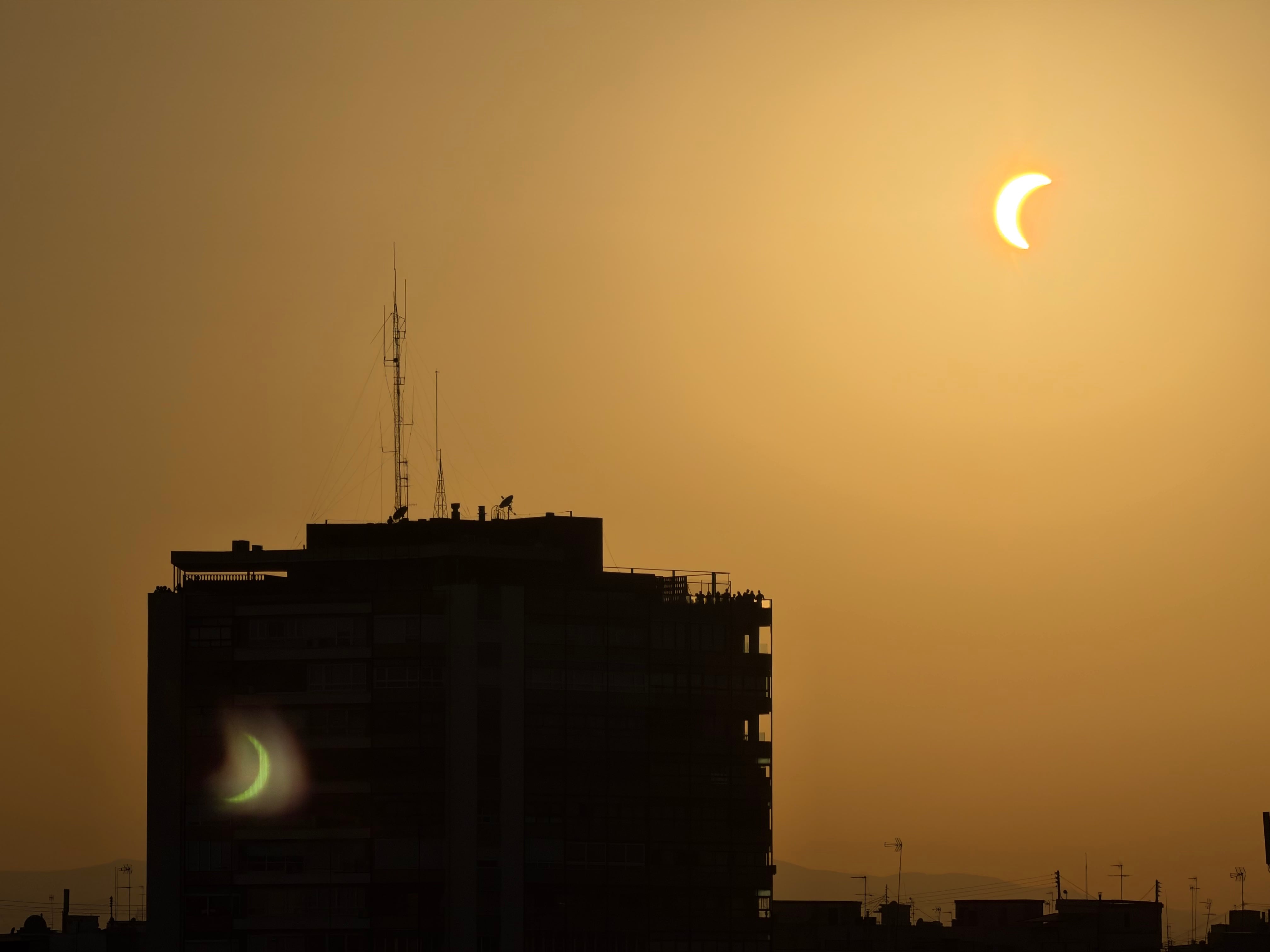 Eclipse de sol 2026 desde Valencia con iPhone 17 Pro
