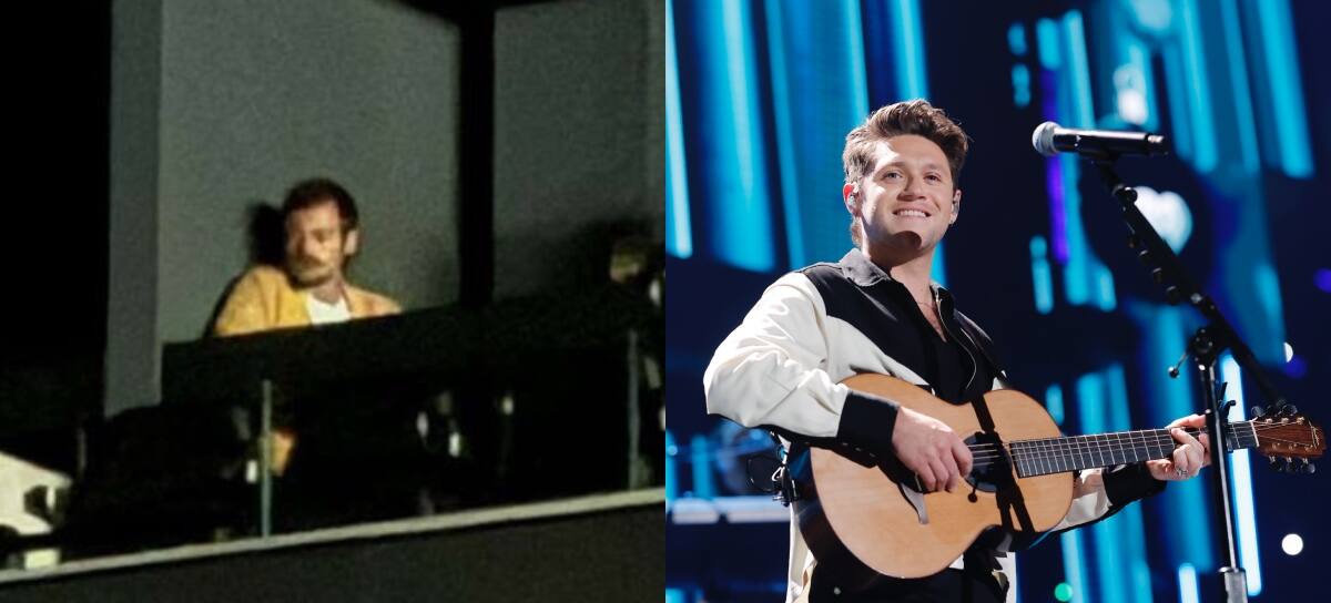 Harry Styles visto en el concierto de Niall Horan en Manchester