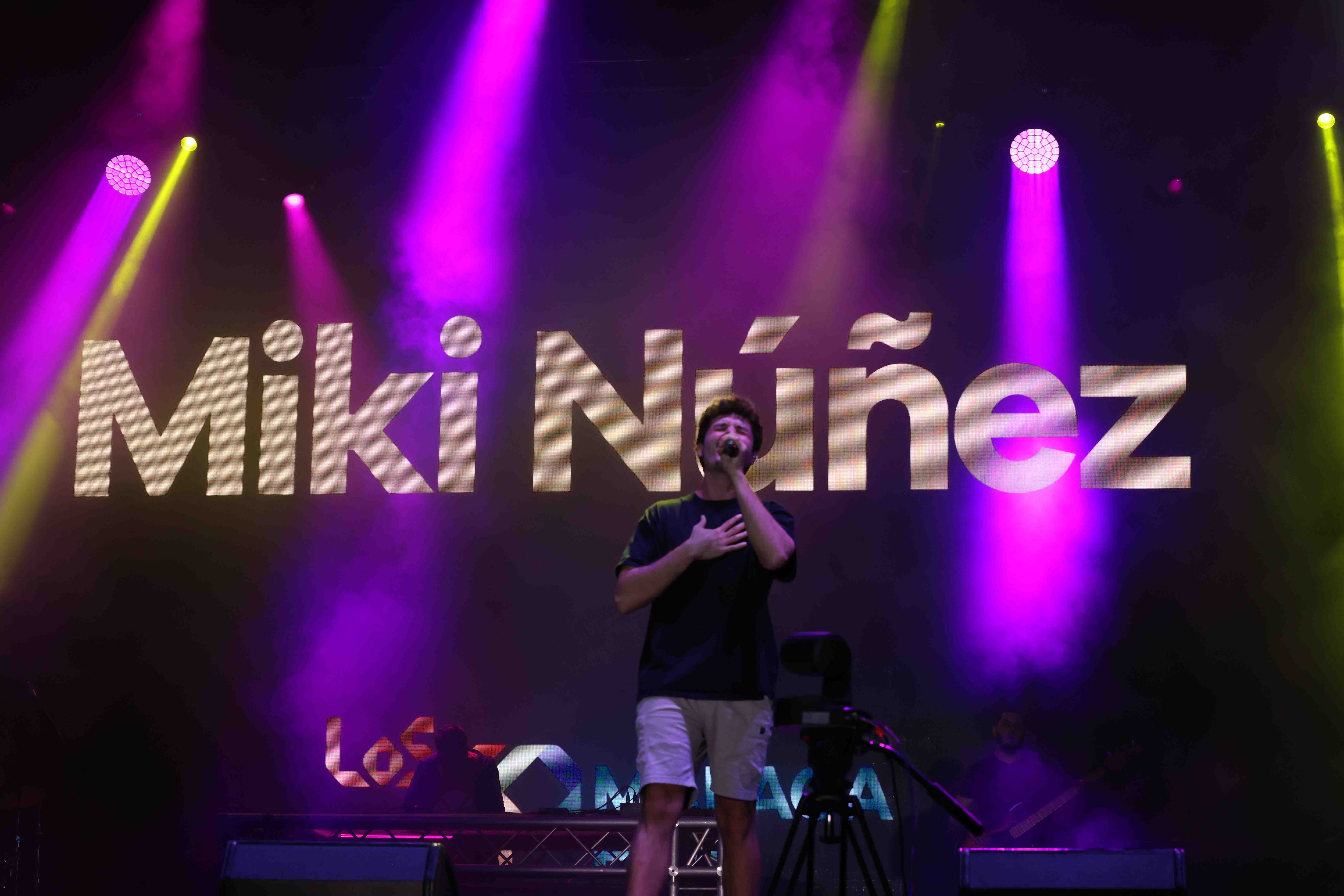Miki Núñez en LOS40 Málaga POP