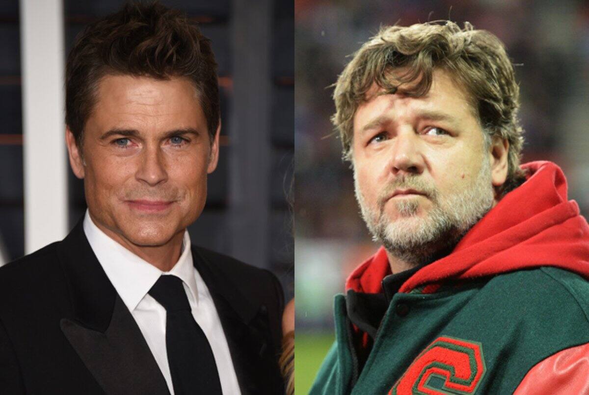 Rob Lowe y Russell Crowe cumplieron este año 51.