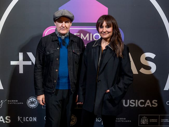 Eva Amaral y Juan Aguirre (Amaral) en los Premios +Músicas 2024