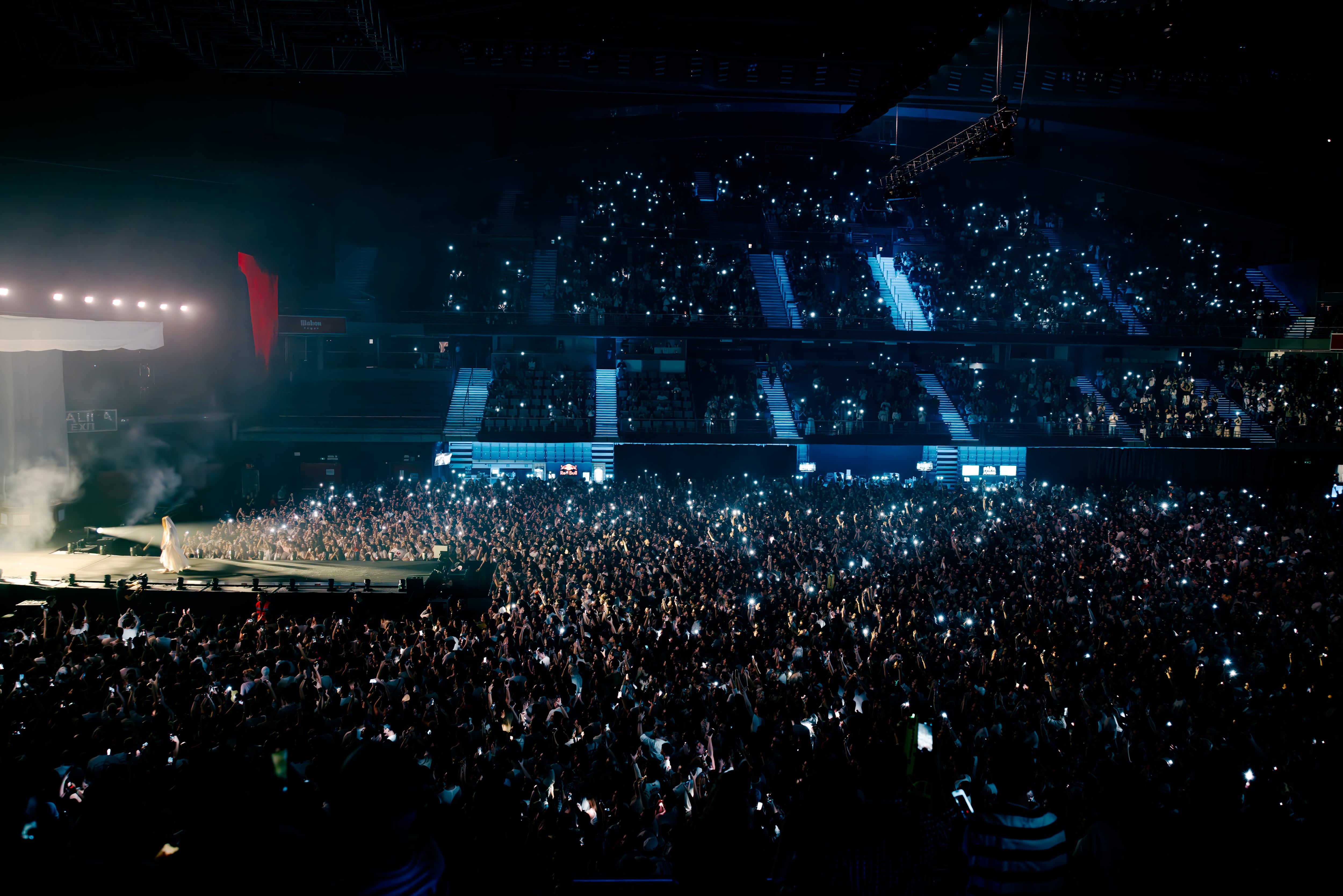 El Movistar Arena durante el concierto de Belén Aguilera. / Movistar Arena / Alberto Castillo