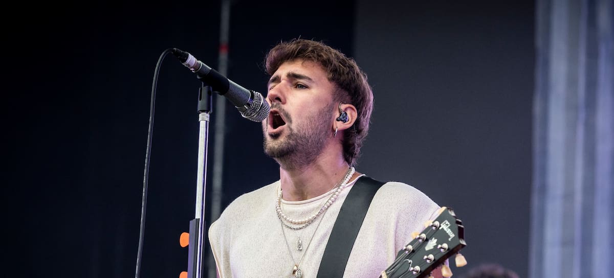 Dani Fernández durante su actuación en el Morrina Festival de 2024