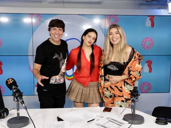 Rosalía, con Dani Moreno El Gallo y Cristina Boscá en Anda Ya (2023)