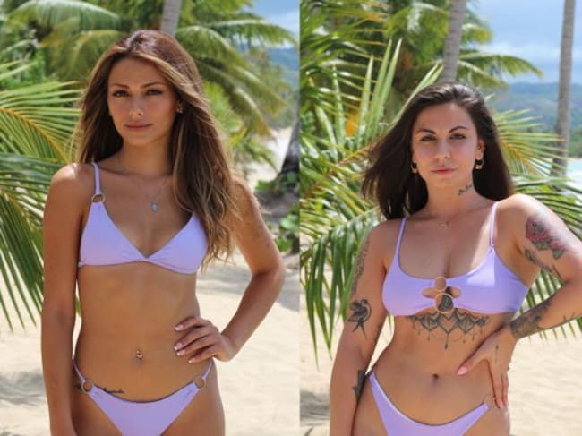 Bela y Alba, dos de las solteras de La isla de las tentaciones.