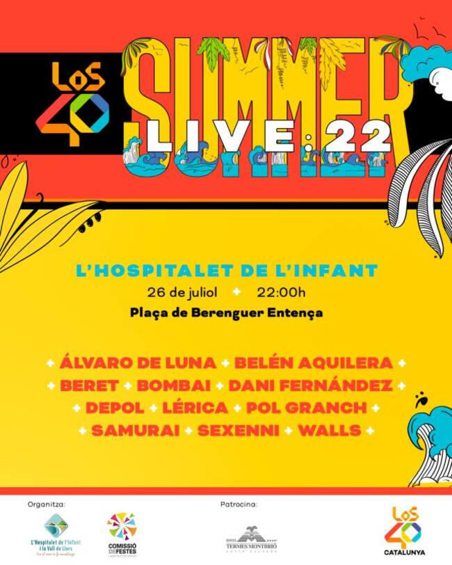 Cartell de la gira a l'Hospitalet de l'Infant