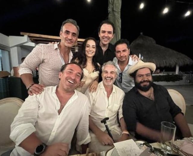 Juan Pablo Medina en la boda de Marimar Vega