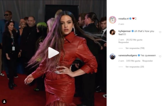 Kylie Jenner y Vanessa Hudgens comentan a Rosalía