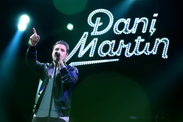 Dani Martín, en directo en 2014