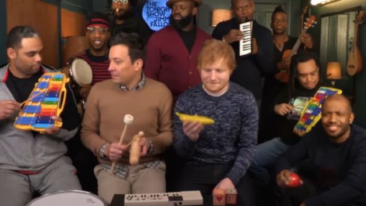 Ed Sheeran y una versión muy original de ‘Shape Of You’