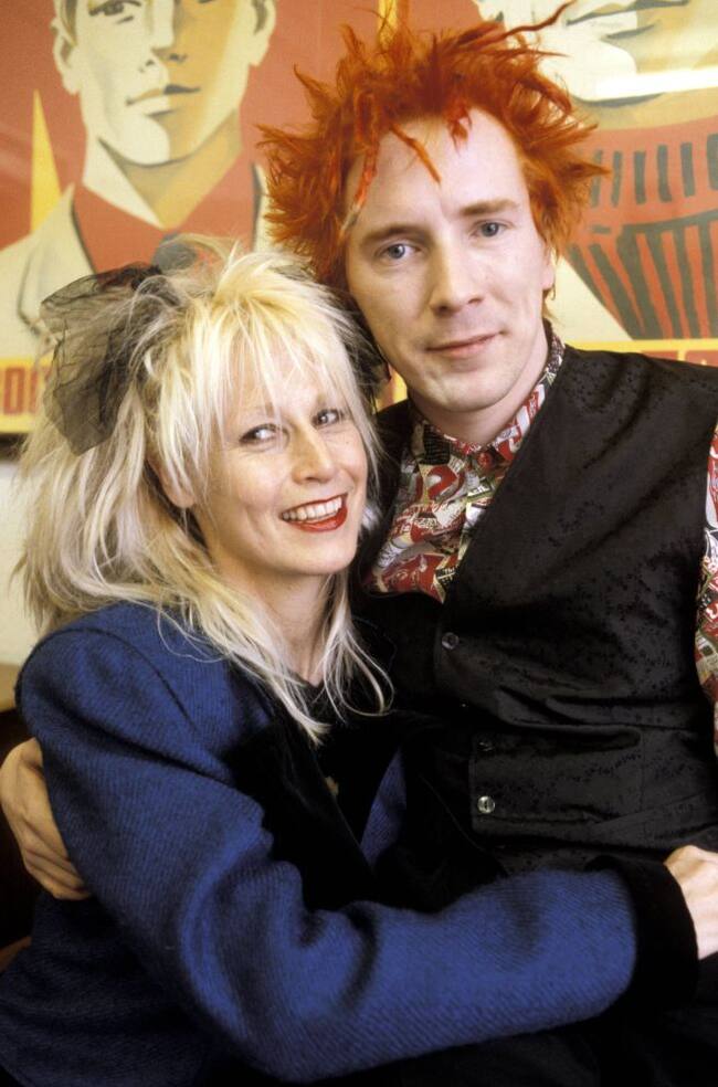 John Lydon junto a su mujer, Nora Foster, en una imagen de archivo.