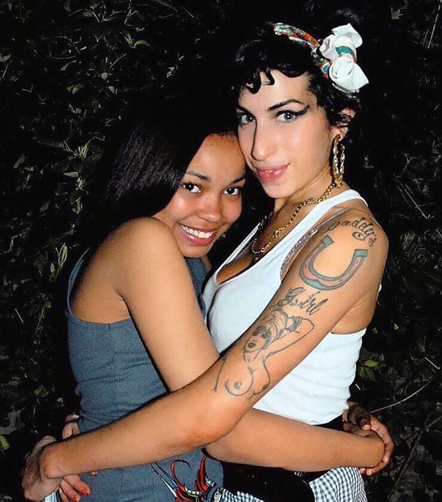 Ahijada y madrina: Dionne Bromfield y Amy Winehouse