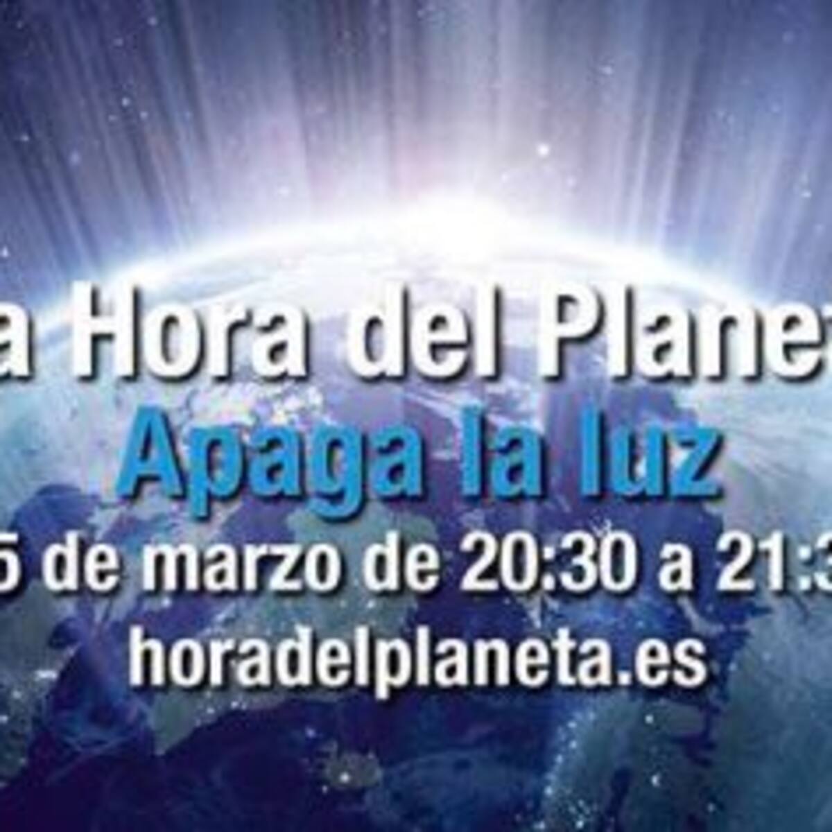 ¡Nos sumamos a La Hora del Planeta!