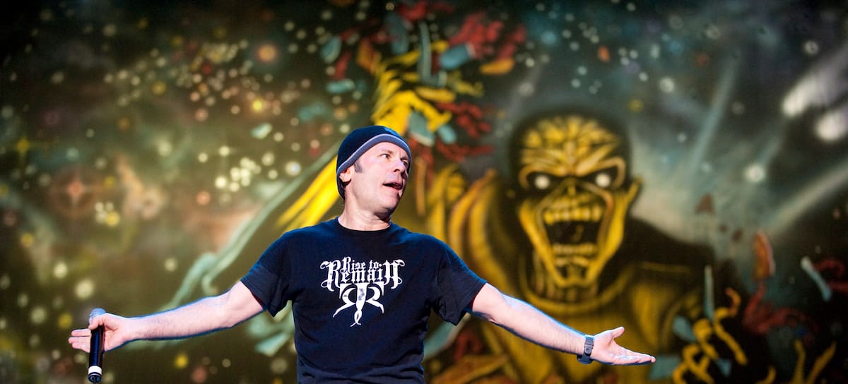 Una imagen sacada de 'Iron Maiden: Burning Ambition'. / Cedidas por Universal Pictures