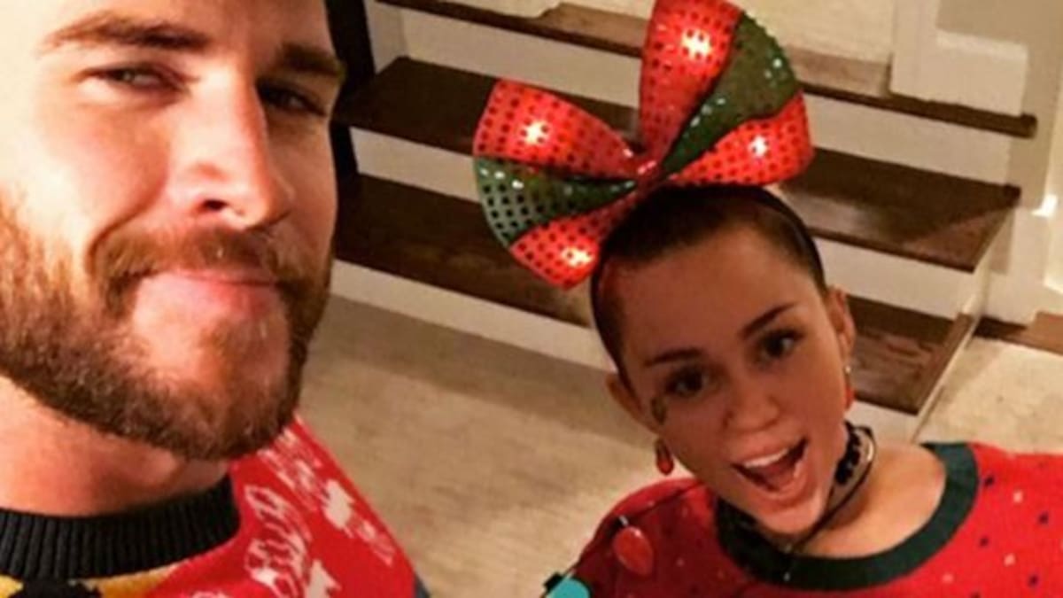A Miley cyrus le encantó el regalo navideño de su novio