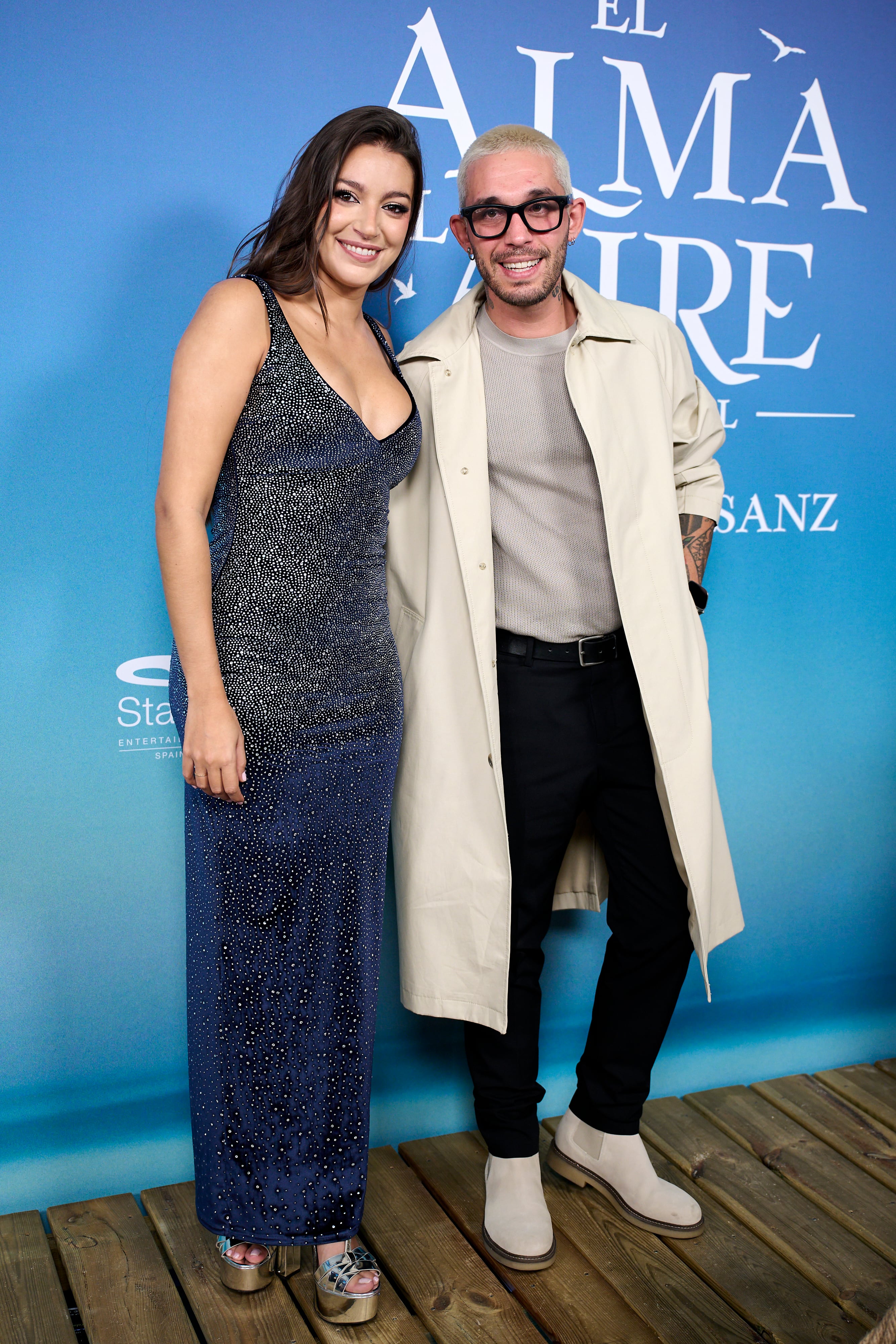 MADRID, ESPAÑA - 30 de septiembre: Ana Guerra y Víctor Elías asisten al estreno de 'El alma en el aire' en el Teatro Ocaso Coliseum el 30 de septiembre de 2026 en Madrid, España. (Foto de Carlos Álvarez/Getty Images)