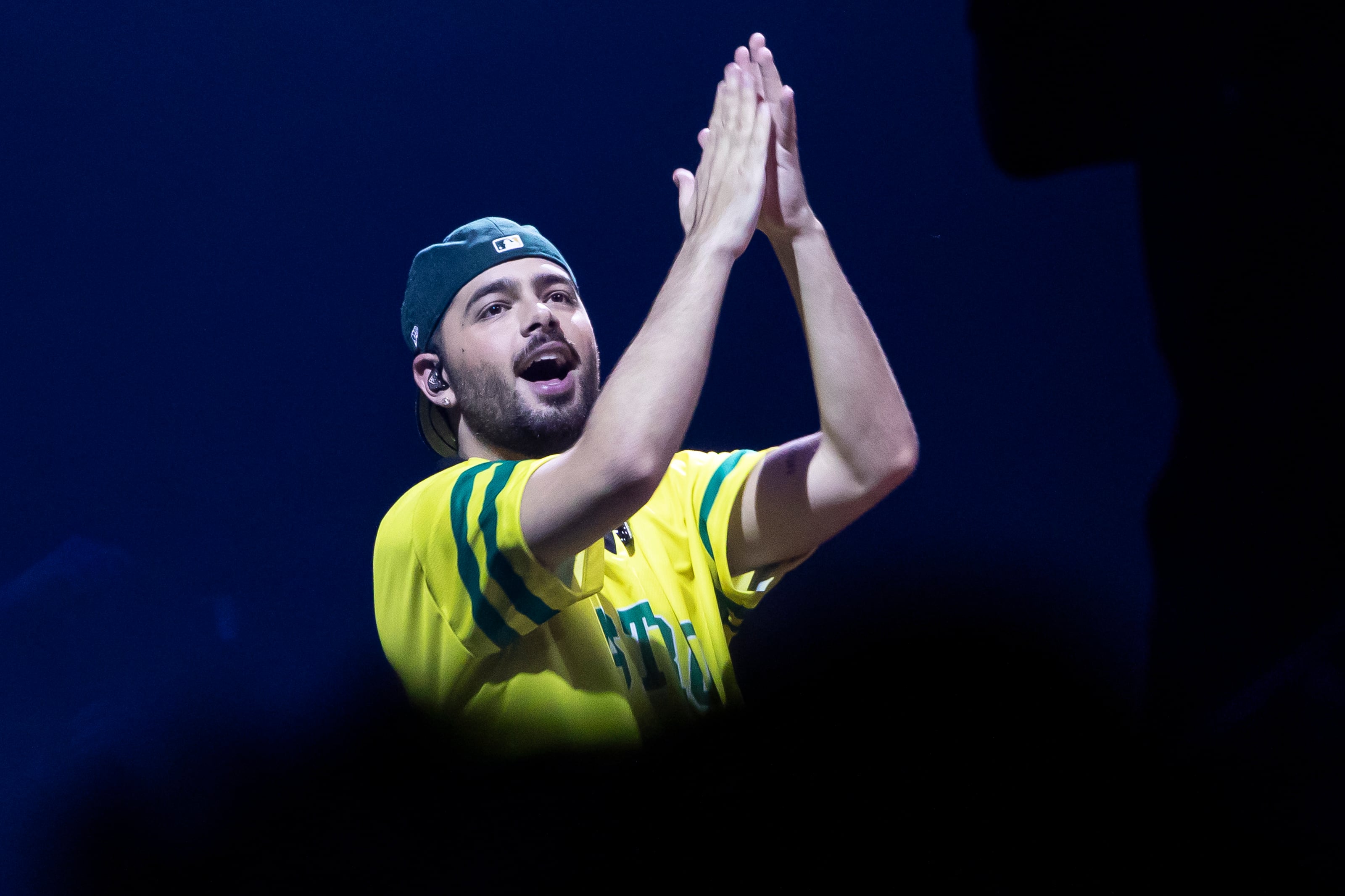 Pedro Sampaio, durante un concierto en Oporto en 2025
