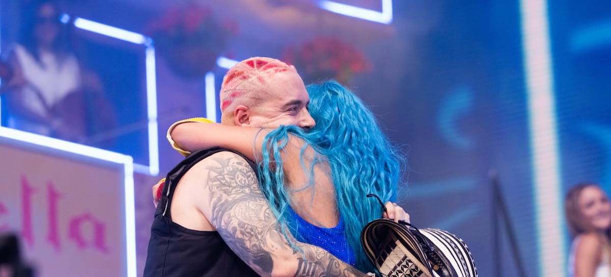 J Balvin y Karol G en Coachella 2022