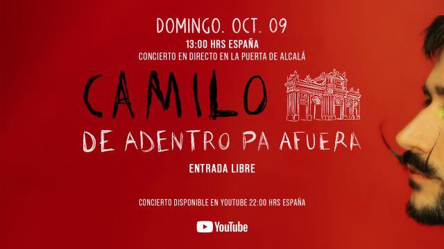 El cantante ofrecerá un concierto gratuito