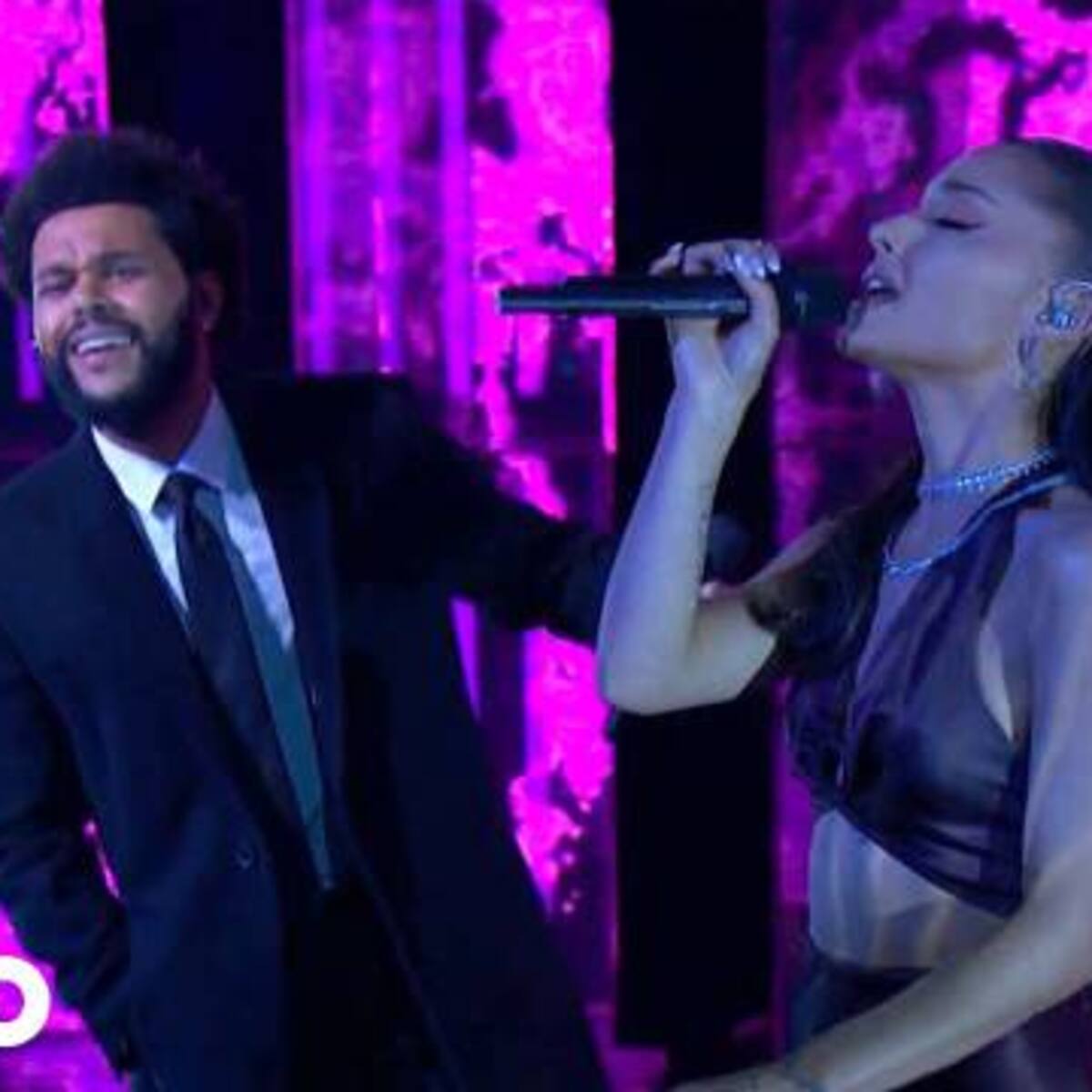 Gran presentación: The Weeknd & Ariana Grande con Save Your Tears