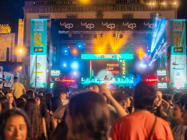 Concierto LOS40 Summer Live 2023 en Cáceres