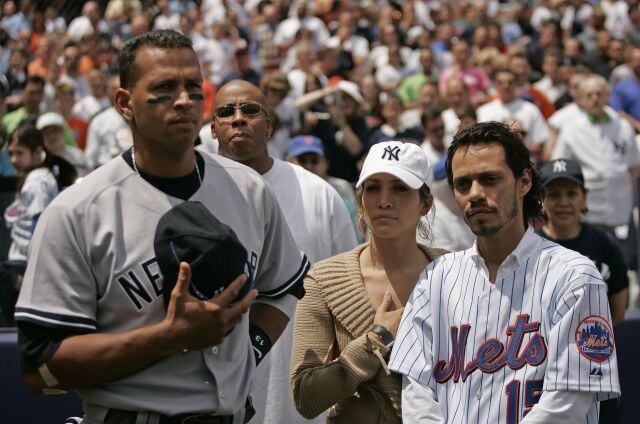 En 2005 Jennifer Lopez y Alex Rodríguez se conocieron en un partido de béisbol (y Marc Anthony era su marido)