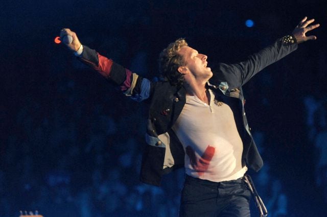 Coldplay durante el tour &#039;Viva la vida&#039; en Toronto