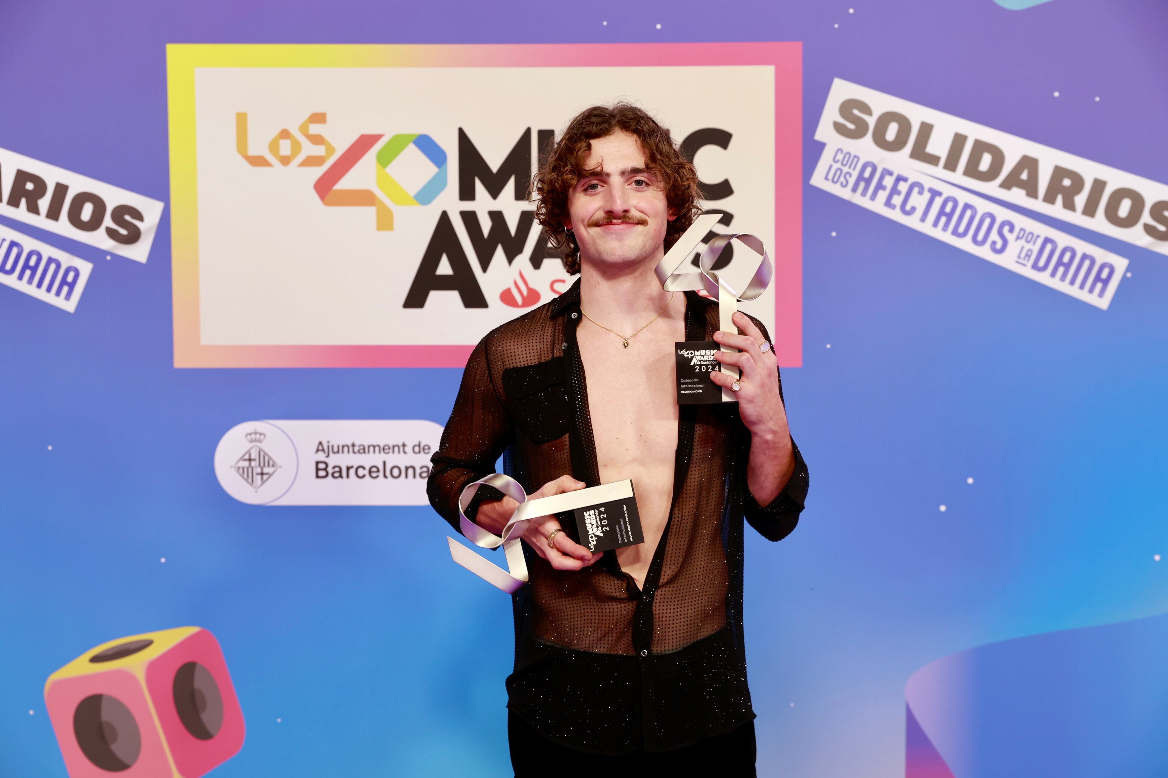 Benson Boone, ganador de LOS40 Music Awards Santander 2024 (Mejor Artista Revelación y Mejor Canción en Categoría Internacional)