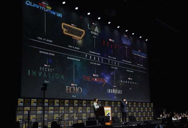 Kevin Feige hablando de la Fase 5 del Universo Cinematográfico de Marvel.