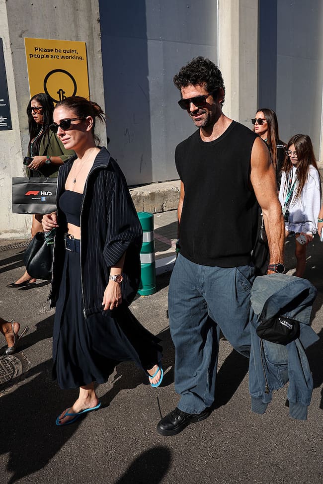 Blanca Suárez y Miguel Ángel Muñoz en la F1 de Madrid