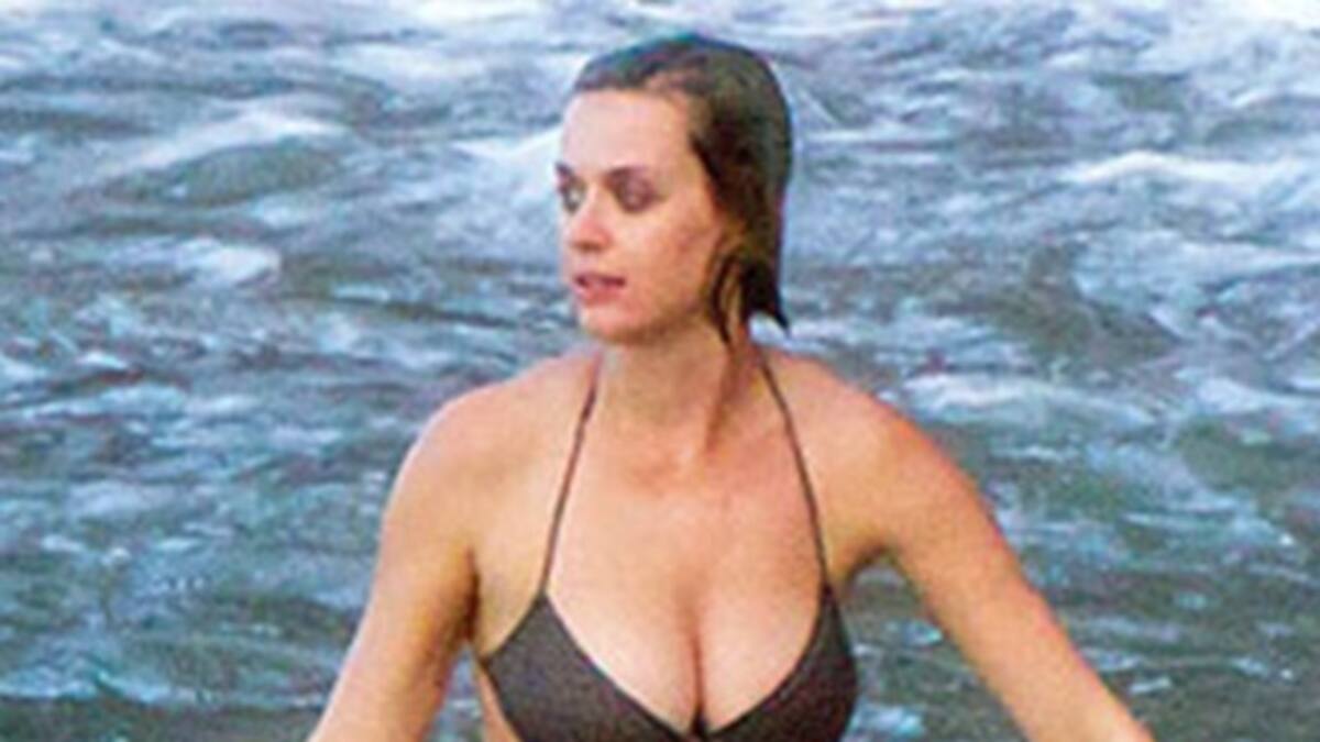 Katy Perry pasó navidad en Hawaii