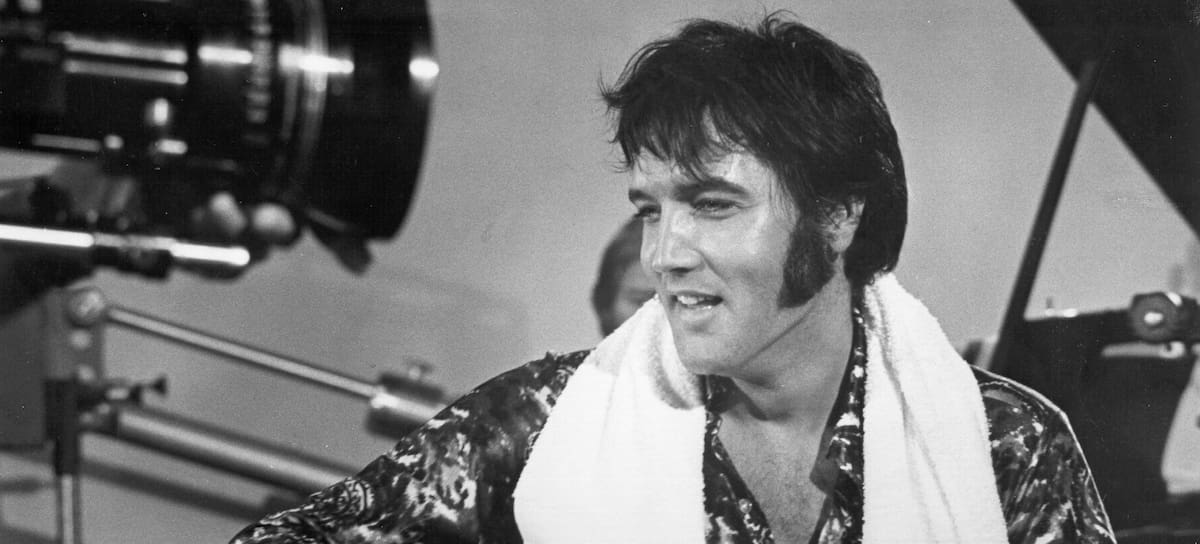 Elvis Presley en 1973.