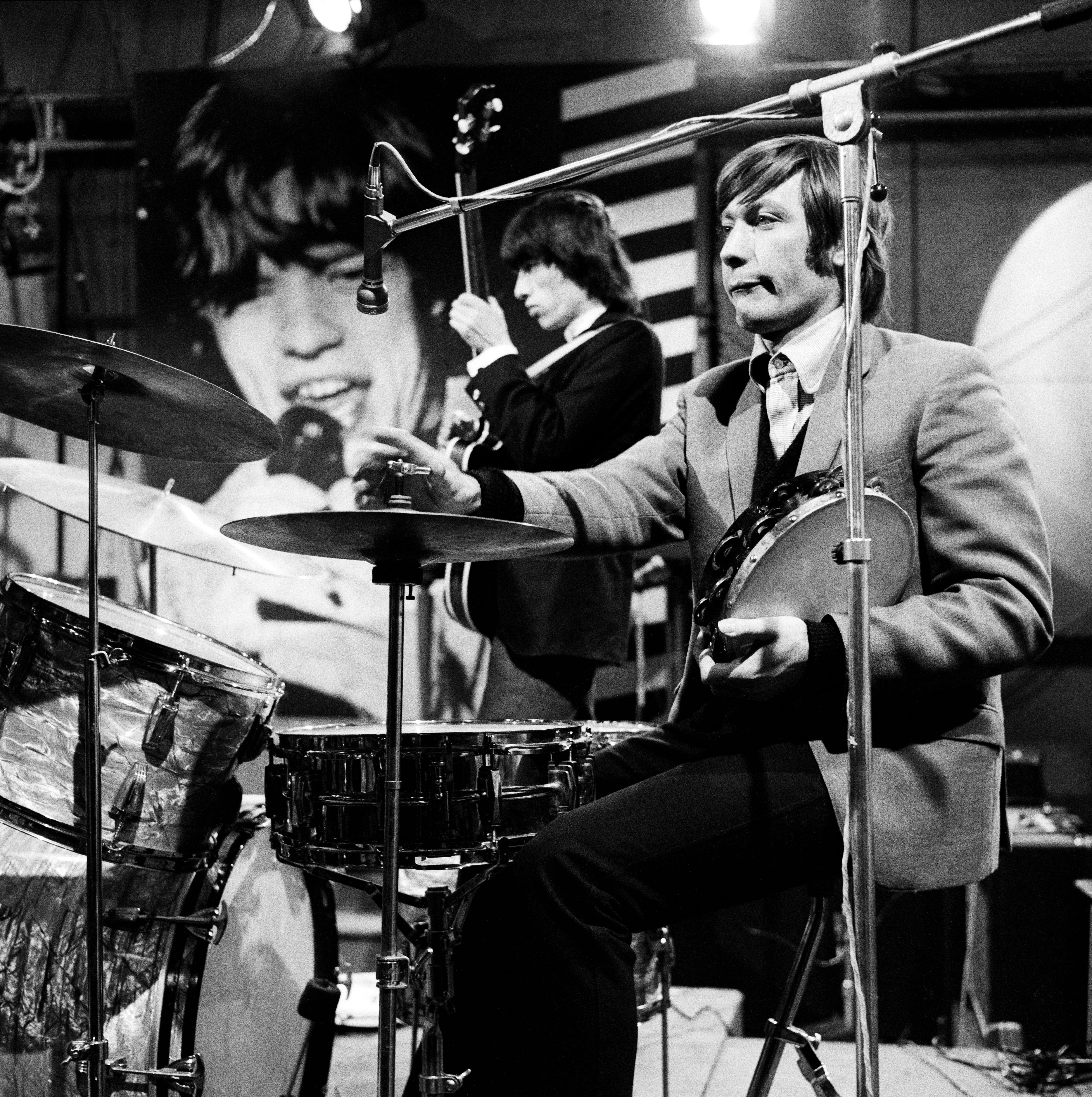 Charlie Watts en el show &#039;Ready Steady Go!&#039;