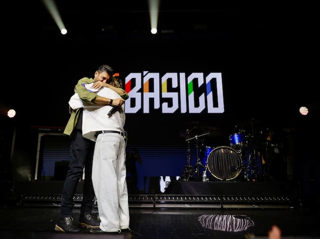 Dani Fernández y Tony Aguilar en LOS40 Básico en el Teatro Eslava