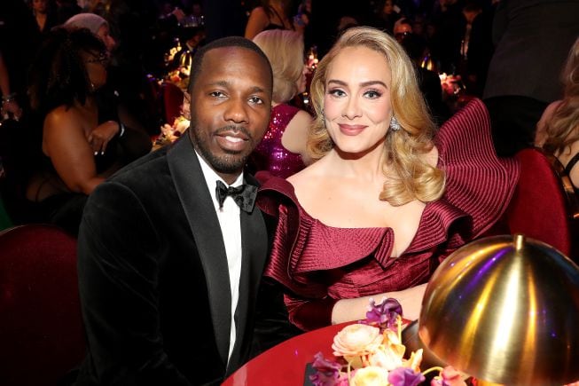 Adele junto a su prometido, el agente deportivo estadounidense Rich Paul.