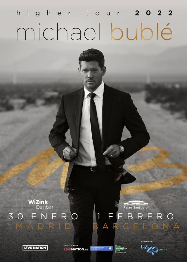 Michael Bublé visitará Madrid y Barcelona con LOS40 Classic como emisora oficial