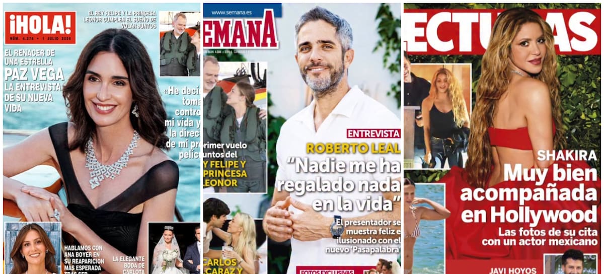 Las portadas de las revistas del corazón de hoy, 24 de junio de 2026 (Instagram)