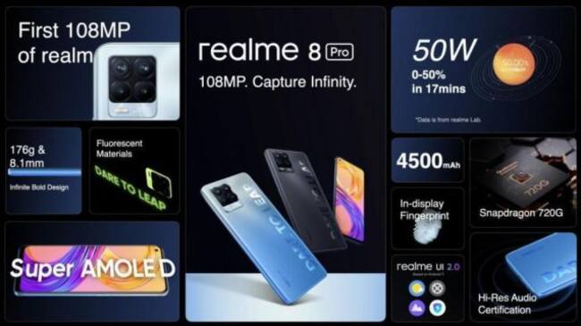 Realme 8 Pro. Tiene de todo.
