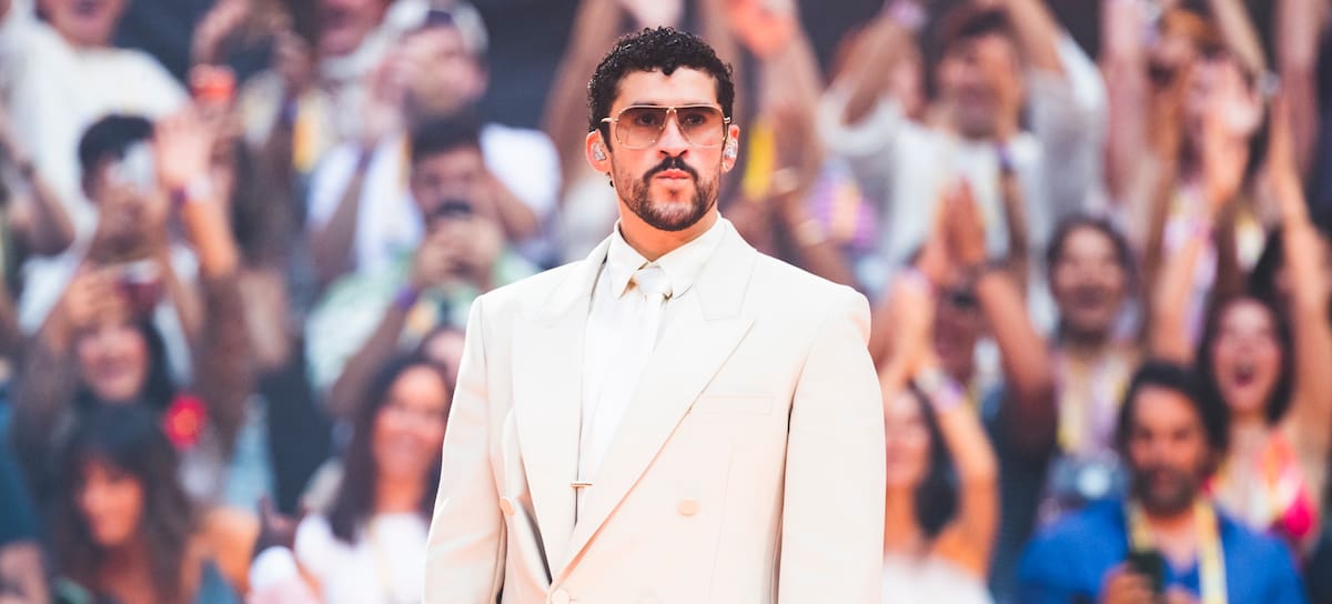 Bad Bunny en el cierre de su residencia en Madrid en 2026.