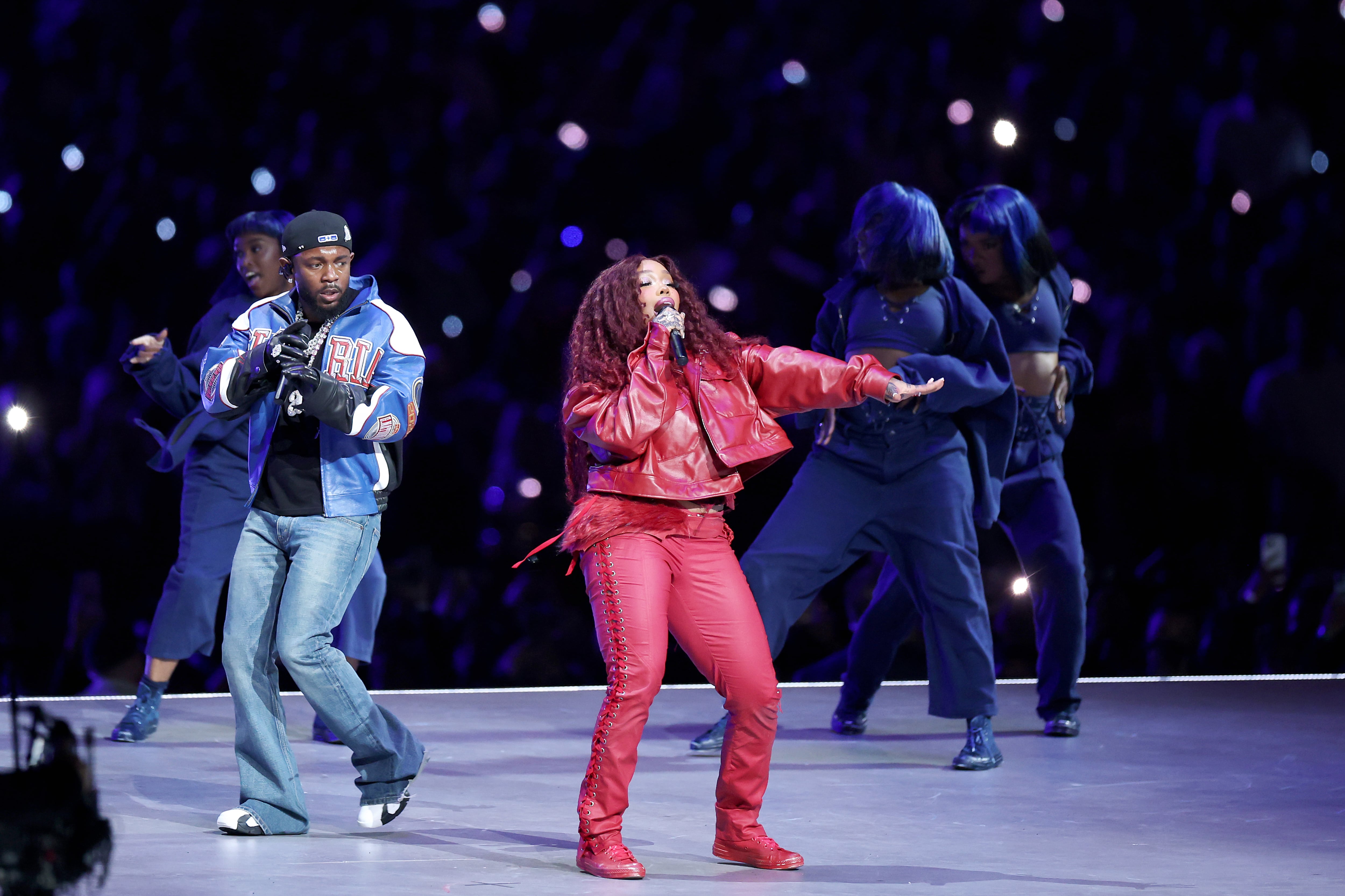 Kendrick Lamar & SZA en la Super Bowl 2025