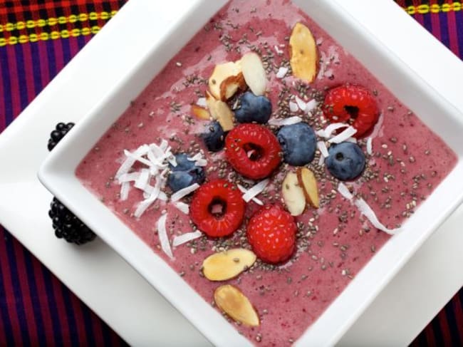 Smoothie bowl.