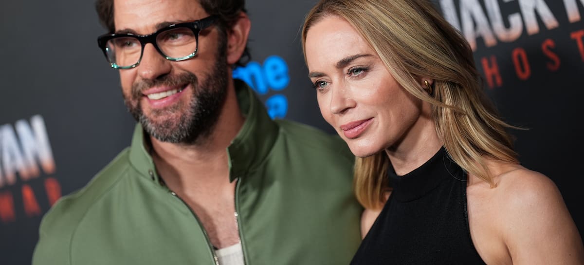 John Krasinski y Emily Blunt en la premiere de Tom Clancy's "Jack Ryan: Ghost War"