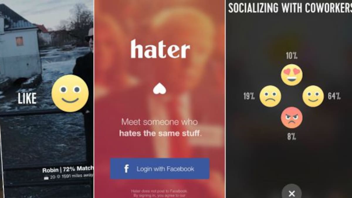 El Tinder para conocer gente que odia lo mismo que vos